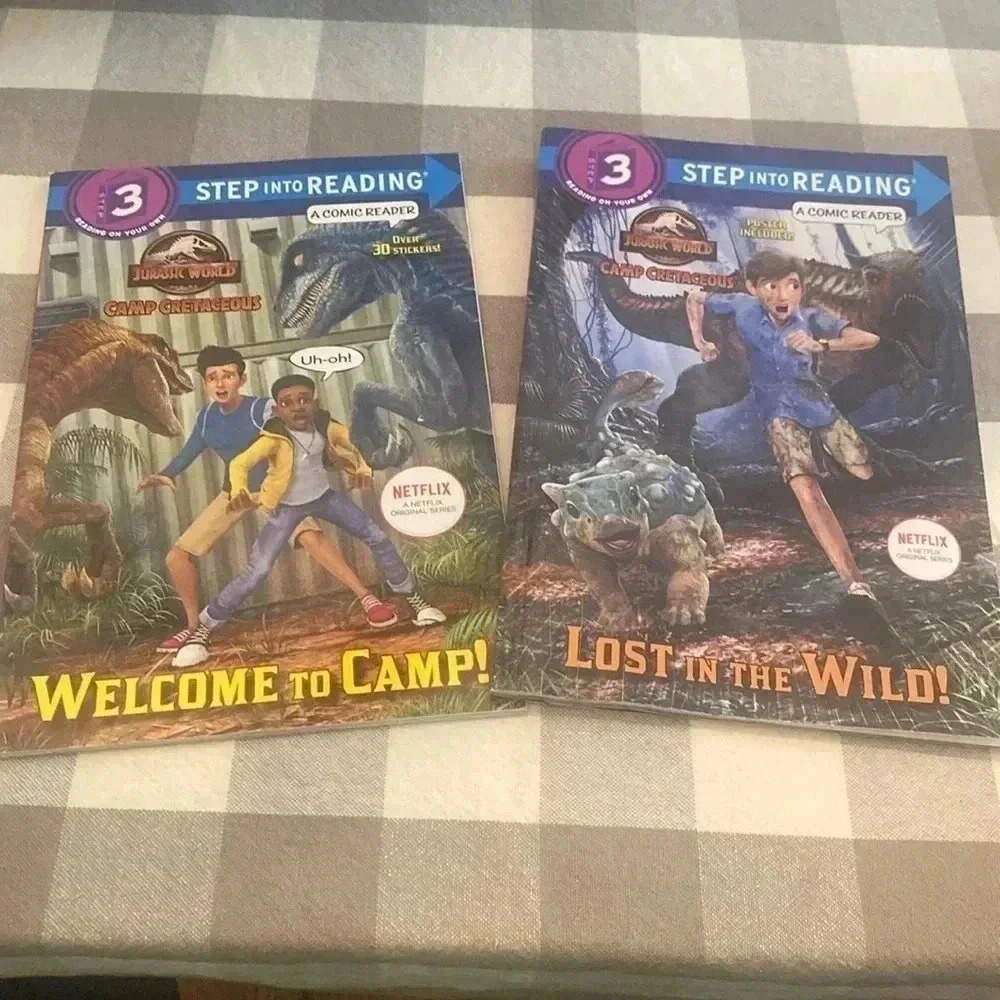 5 for $20 bundle item -step 3 Jurassic world books